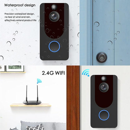 1080P Full Hd Wifi Security Doorbell With Intercom And Weather Resistance-1915197884018593798