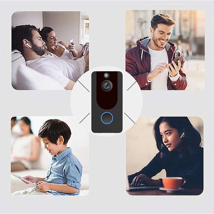 1080P Full Hd Wifi Security Doorbell With Intercom And Weather Resistance-1915197884018593799