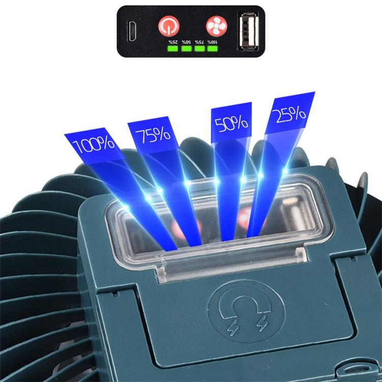Multi-Function Rechargeable Fan Light For Camping And Live Broadcast-1964932343345057794