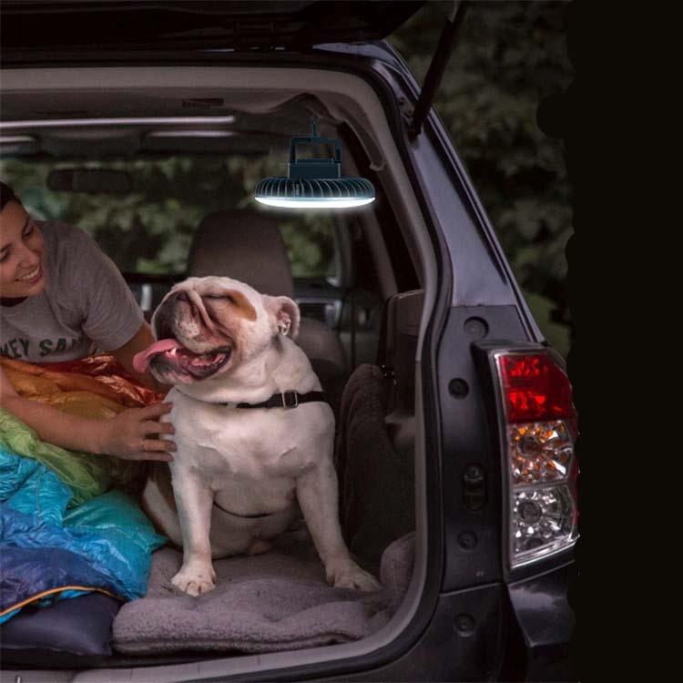 Multi-Function Rechargeable Fan Light For Camping And Live Broadcast-1964932343345057798