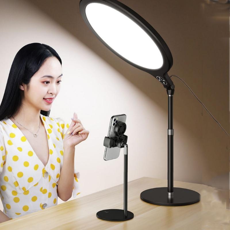 26Cm Live Broadcast Beauty Light Bracket - Medium Version & Black Desktop Photography-1915196975586873348