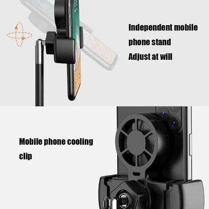 26Cm Live Broadcast Beauty Light Bracket With Cooling Bracket - Medium Version Black-1915196651434283014