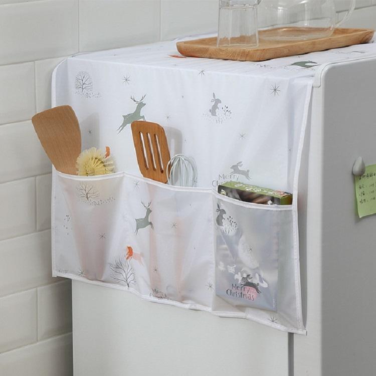 Waterproof Kitchen Storage Dust Cover For Refrigerator-1915196690059628549