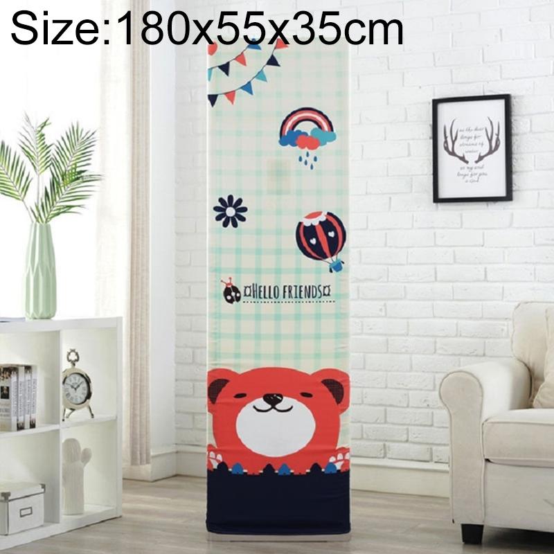 180X55X35Cm Dark Grid Bear All-Inclusive Fabric Dust Cover For Vertical Cabinet Ac-1915197026266648576