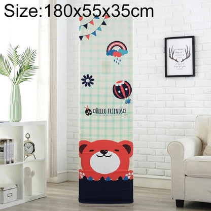 180X55X35Cm Dark Grid Bear All-Inclusive Fabric Dust Cover For Vertical Cabinet Ac-1915197026266648576