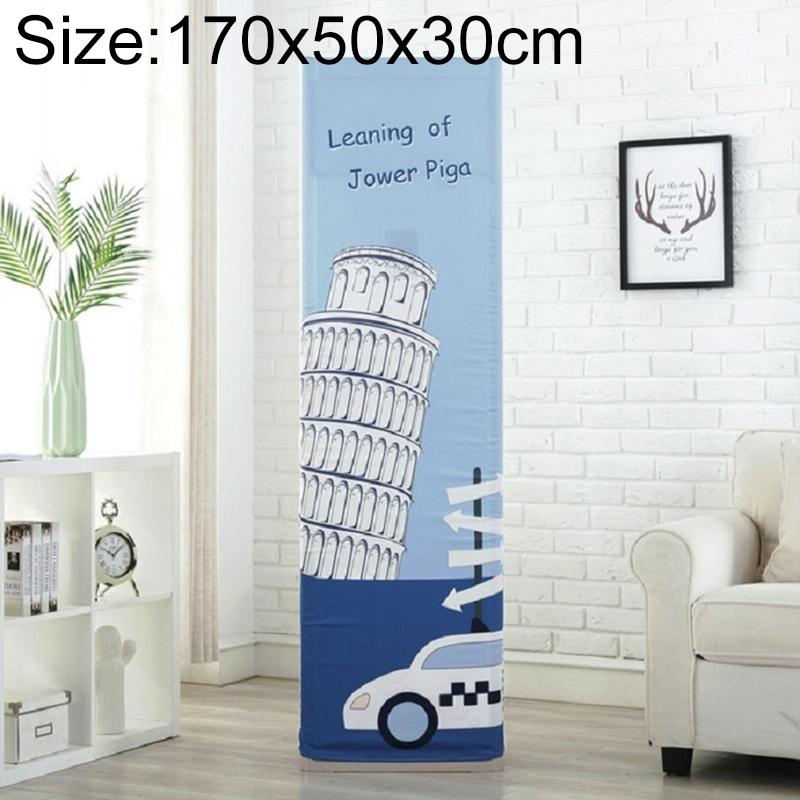 Vertical Cabinet Air Conditioning Cover - All-Inclusive Fabric - 170X50X30Cm - Tall Building-1915197703319588864
