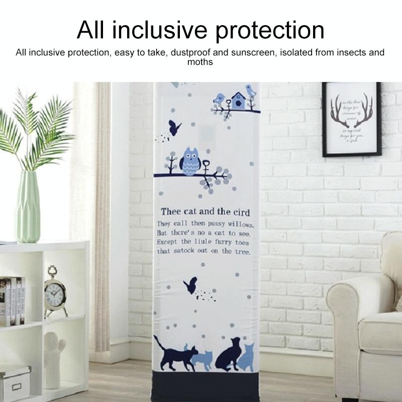 Universal Fabric Dust Cover For Vertical Cabinet Air Conditioners - 175X55X35Cm Swing-1964932359736397829