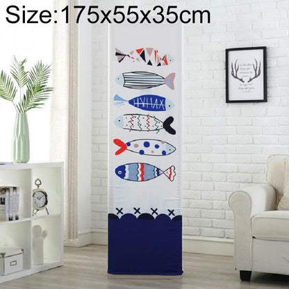Fish Bone Fabric Dust Cover For Vertical Cabinet Ac - All-Inclusive 175X55X35Cm-1915197893535469568