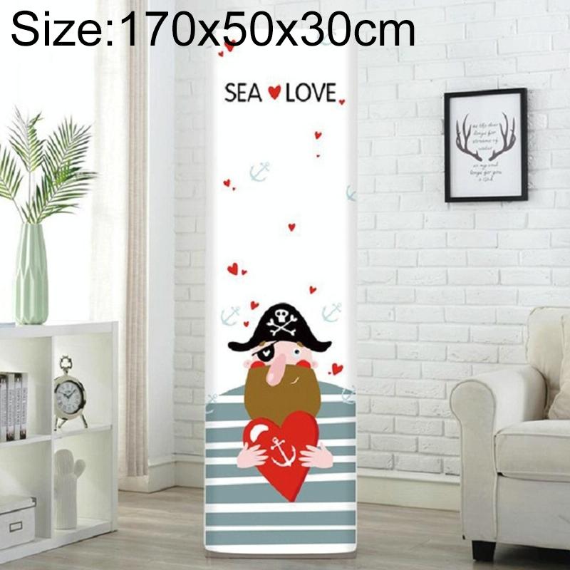 Vertical Cabinet Air Conditioning Dust Cover - All-Inclusive Pirate Design 170X50X30Cm-1964932259408646144