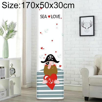 Vertical Cabinet Air Conditioning Dust Cover - All-Inclusive Pirate Design 170X50X30Cm-1964932259408646151