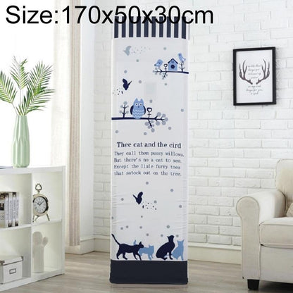 Cat And Bird Fabric Dust Cover For Vertical Cabinet Ac - 170X50X30Cm All-Inclusive-1964932224491065344