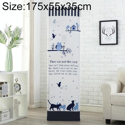 Cat And Bird Fabric Dust Cover For Vertical Cabinet Ac - 175X55X35Cm - All-Inclusive-1964932362445918215