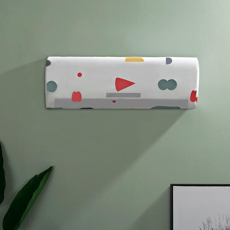 Geometric Hanging Air Conditioner Cover - All-Inclusive Anti-Dust - 80X31X21Cm-1915196693226328065