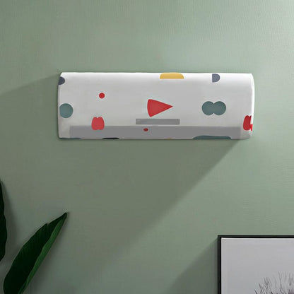 Geometric Hanging Air Conditioner Cover - All-Inclusive Anti-Dust - 80X31X21Cm-1915196693226328065