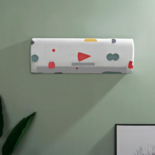 Geometric Hanging Air Conditioner Cover - All-Inclusive Anti-Dust - 80X31X21Cm-1915196693226328065
