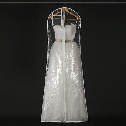 Wedding Dress Storage Bag - Transparent Coat Protective Dust Cover-1915197384246300673