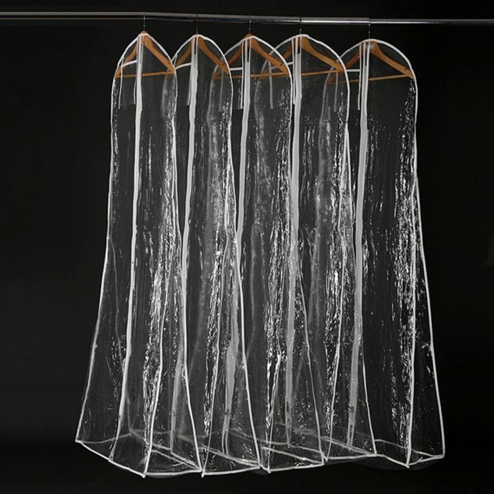 Wedding Dress Storage Bag - Transparent Coat Protective Dust Cover-1915197384246300674