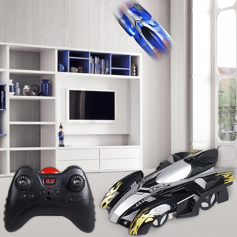 360 Degree Rotating Rc Car With Led Lights - Wall Climber-1915196513928220679