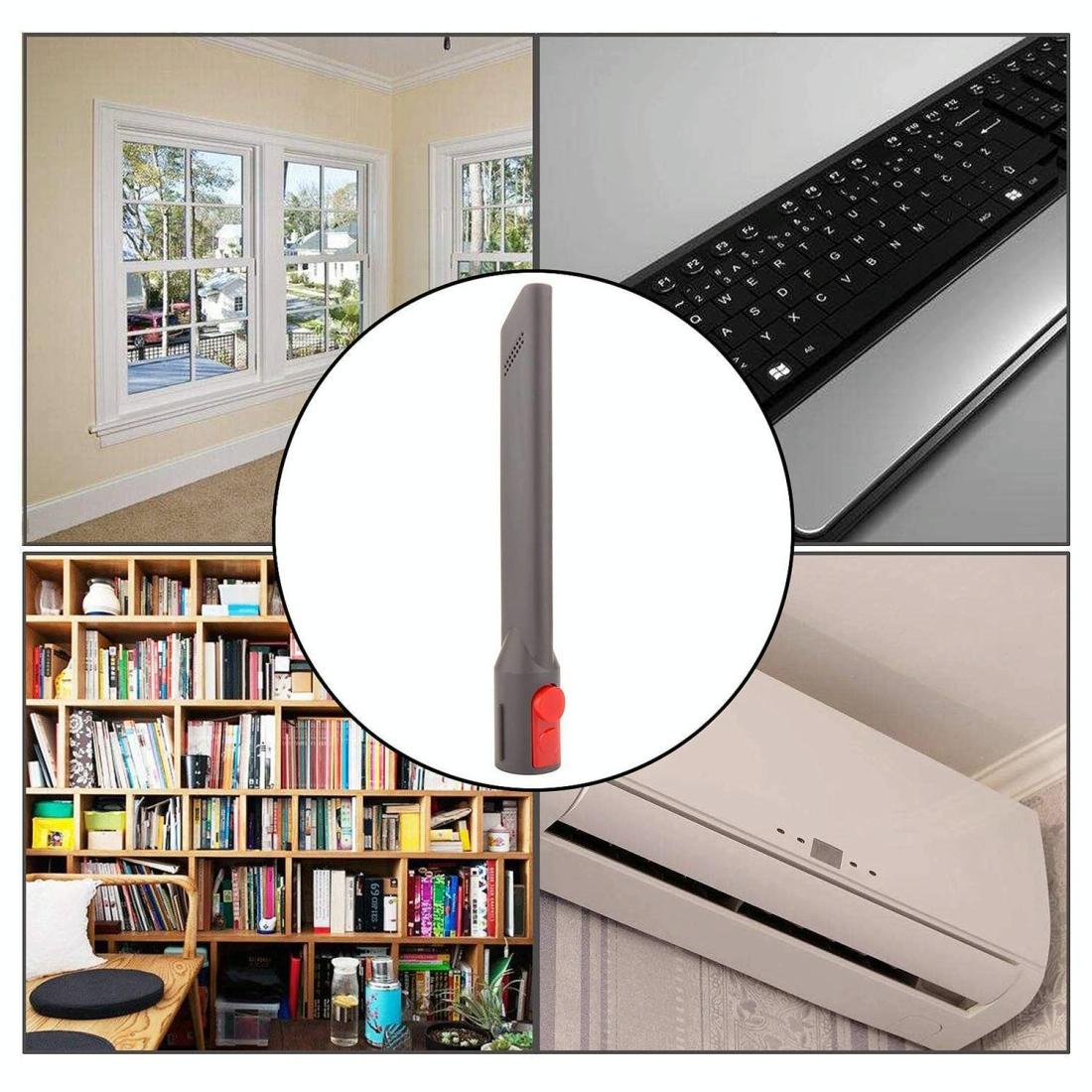 2-Pack Crevice Brush Attachment For Dyson V10 V8 V7 Cordless Vacuum-1915197886715531264