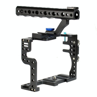 Panasonic Lumix Gh3 / Gh4 Video Cage Stabilizer With Metal Handle Black-1915196916338135047