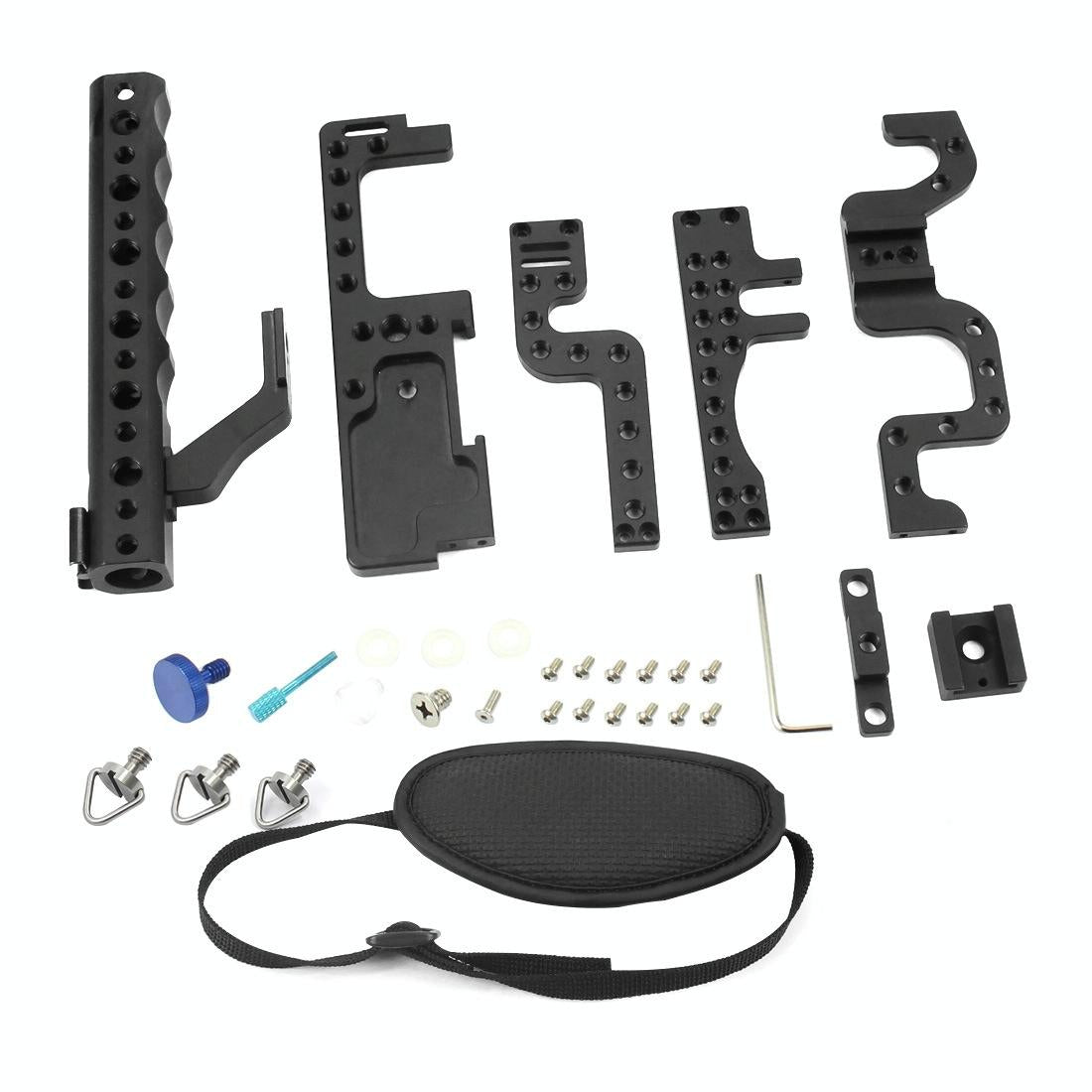 Panasonic Lumix Gh3 / Gh4 Video Cage Stabilizer With Metal Handle Black-1915196916338135043