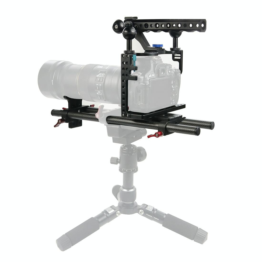Panasonic Lumix Gh3 / Gh4 Video Cage Stabilizer With Metal Handle Black-1915196916338135045
