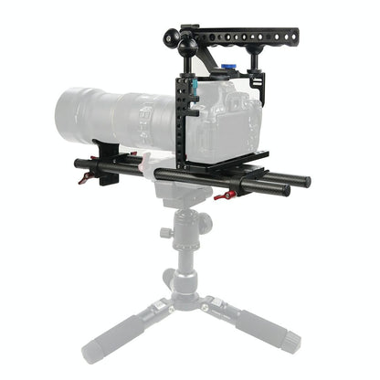 Panasonic Lumix Gh3 / Gh4 Video Cage Stabilizer With Metal Handle Black-1915196916338135045
