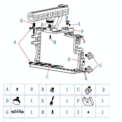 Panasonic Lumix Gh3 / Gh4 Video Cage Stabilizer With Metal Handle Black-1915196916338135046