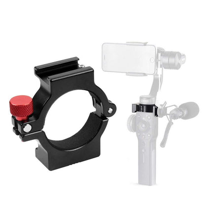 Microphone Mount For Smooth 4 Handle Gimbal Stabilizer - Hot Shoe Adapter Ring-1915198036942917639