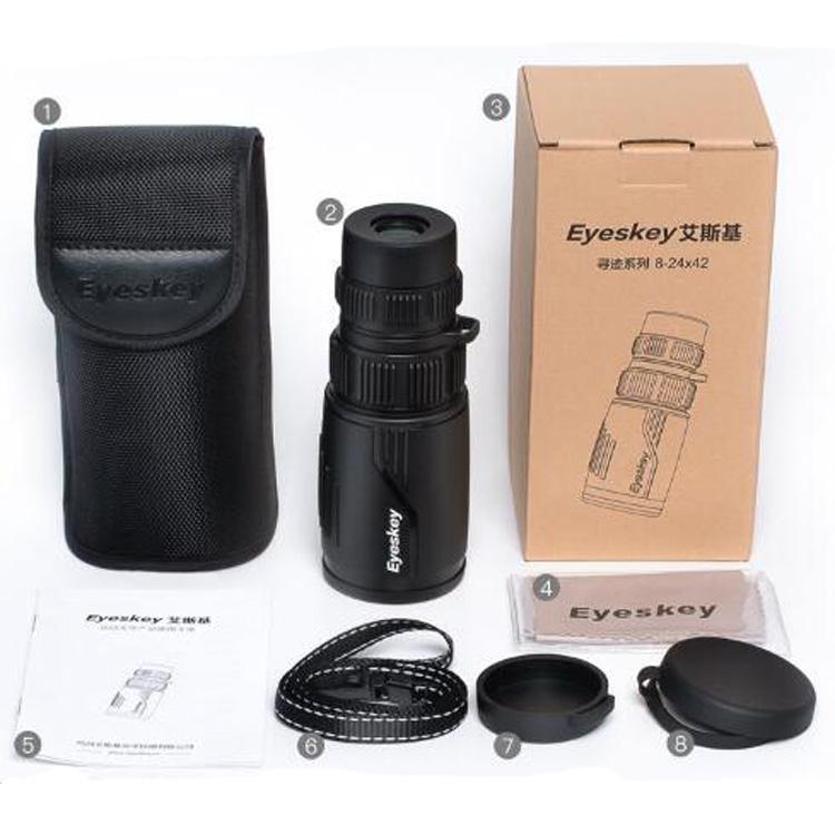Waterproof Monocular Binoculars - 8-24X42 Zoom For Mobile Phone Photography-1915197462046445572