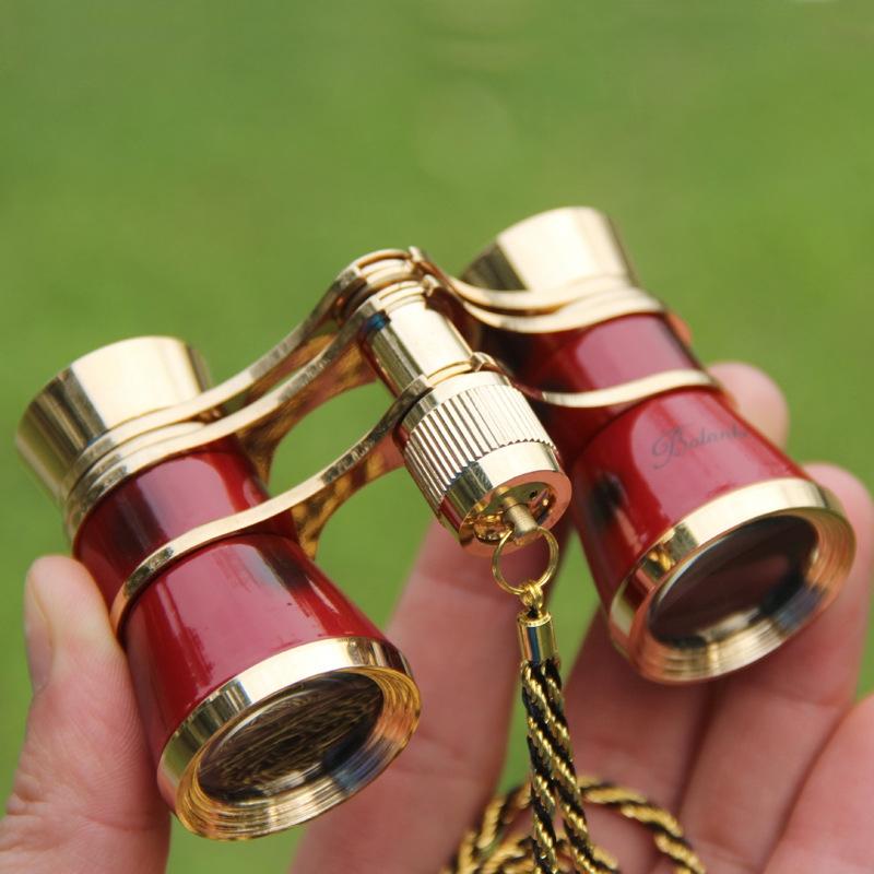 Gold Plated Classical Mirror Telescope - 3X25 Belt-1915197092331130883