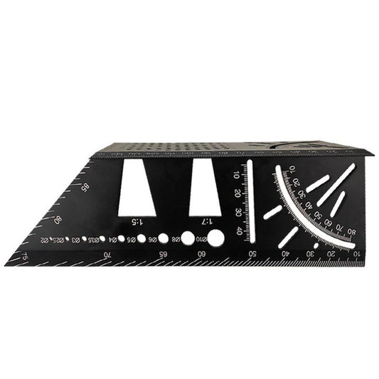 Multi-Function Aluminum Angle Ruler For 3D Woodworking-1915197242545934337