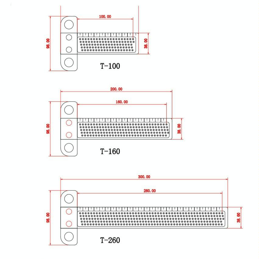 Marking Ruler For Woodworking T-Shaped Holes-1915198338744061958