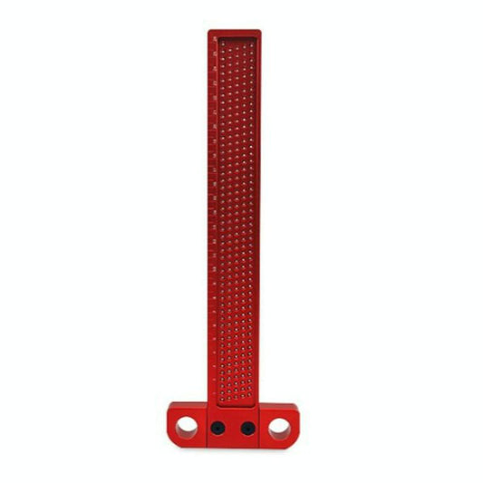 Precision T-Shaped Woodworking Marking Ruler - Ideal For Accurate Hole Measurements-1915197994261680129