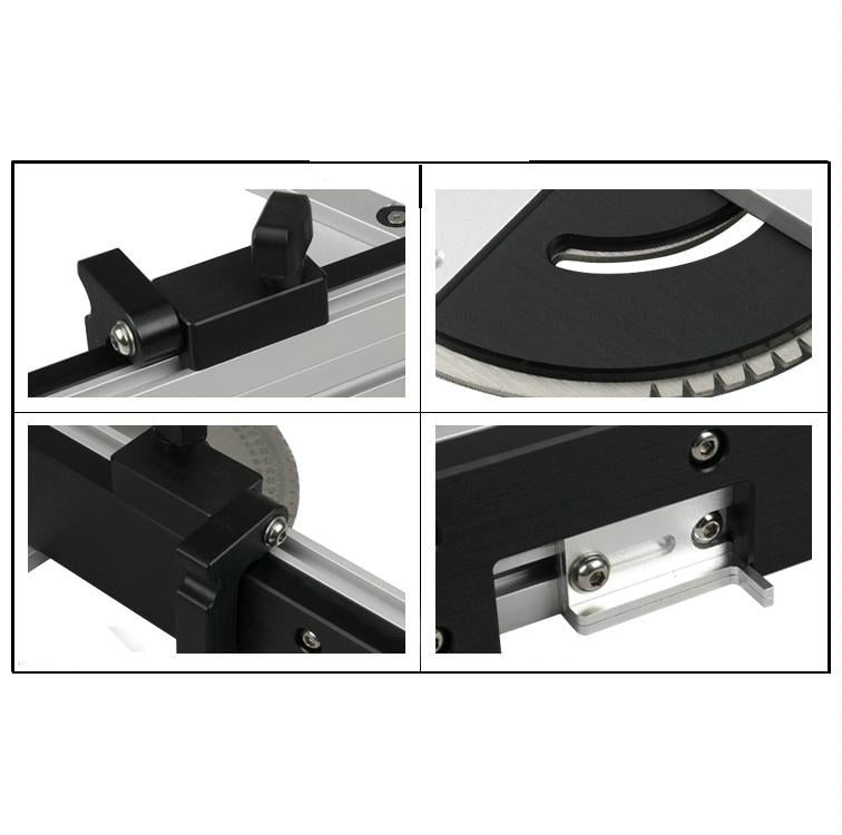 Table Saw Measuring Tool - Woodworking Pusher Slide Ruler-1915197857040830467