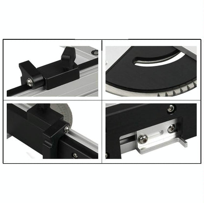 Table Saw Measuring Tool - Woodworking Pusher Slide Ruler-1915197857040830467