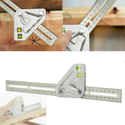 Woodworking Triangle Ruler - Multifunctional Measuring Tool-1915197598348742661