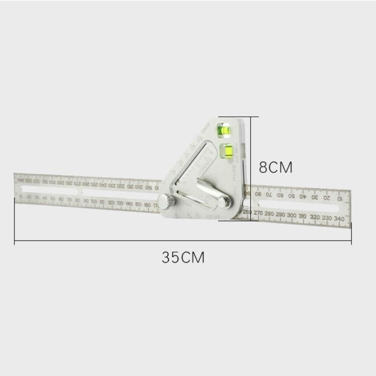 Woodworking Triangle Ruler - Multifunctional Measuring Tool-1915197598348742662