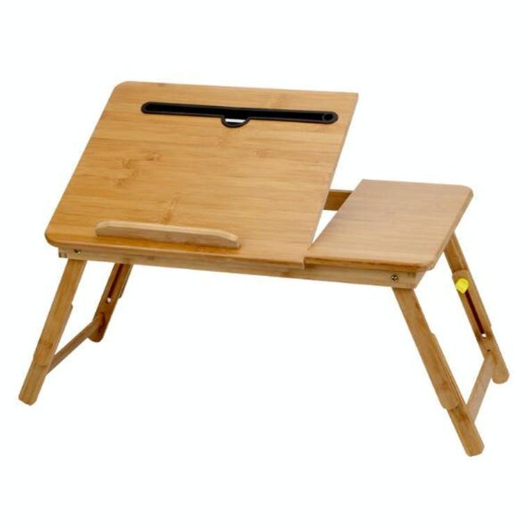 Foldable Laptop Table With Card Slot - Simple And Lazy Design-1964932161324847104