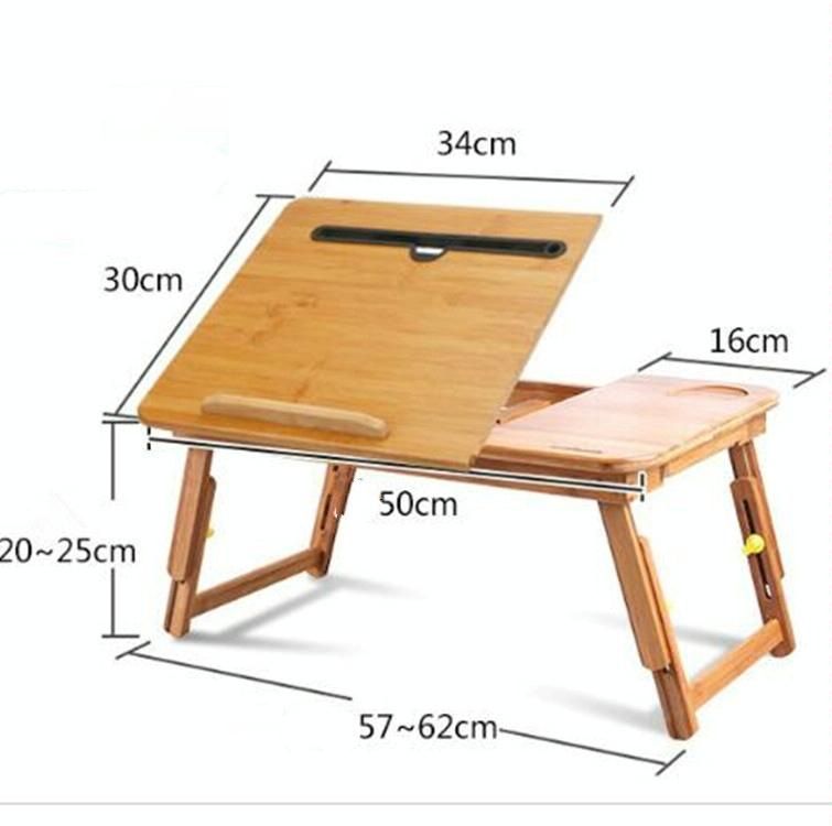 Foldable Laptop Table With Card Slot - Simple And Lazy Design-1964932161324847110