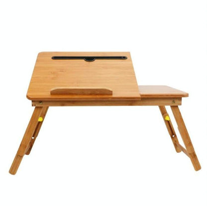 Foldable Laptop Table With Card Slot - Simple And Lazy Design-1964932161324847112