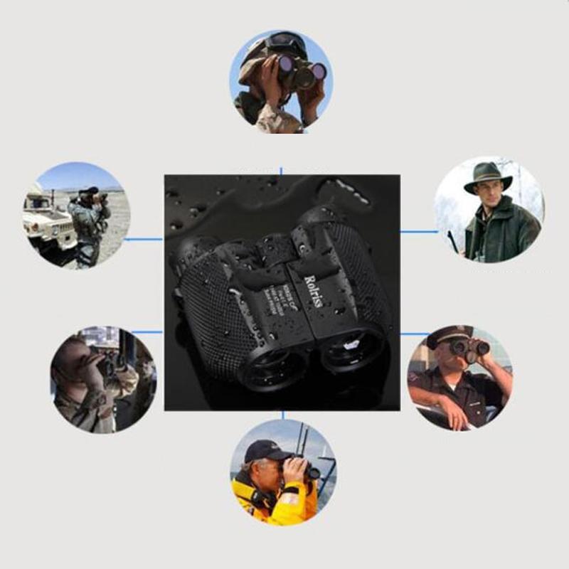 Portable Waterproof Binocular For Outdoor Sports - 10X25 High Power Telescope-1915196918376566790