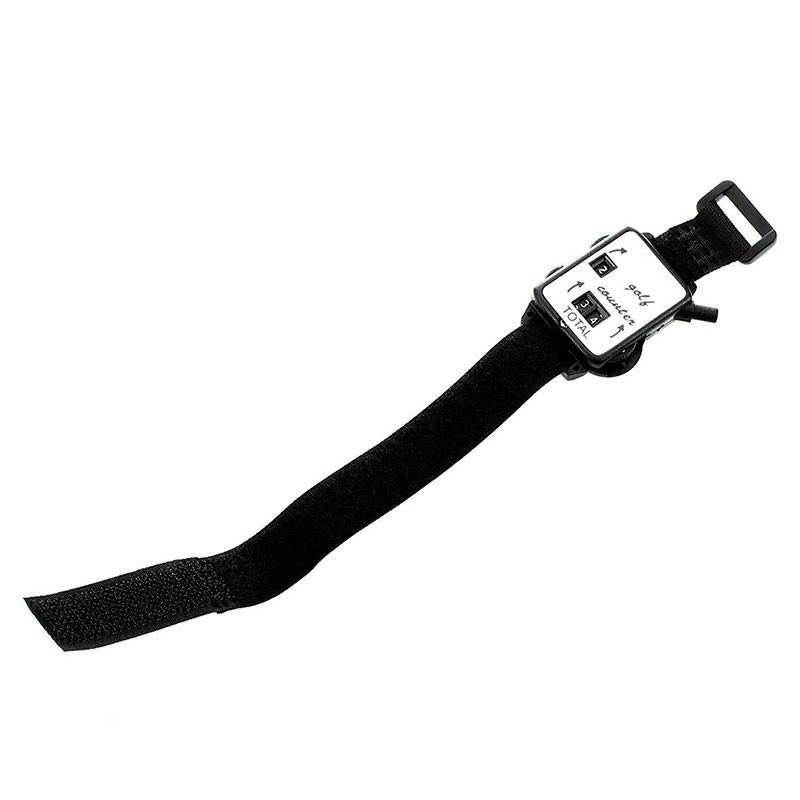 Black Portable Golf Watch With Manual Counter-1969996415677632515