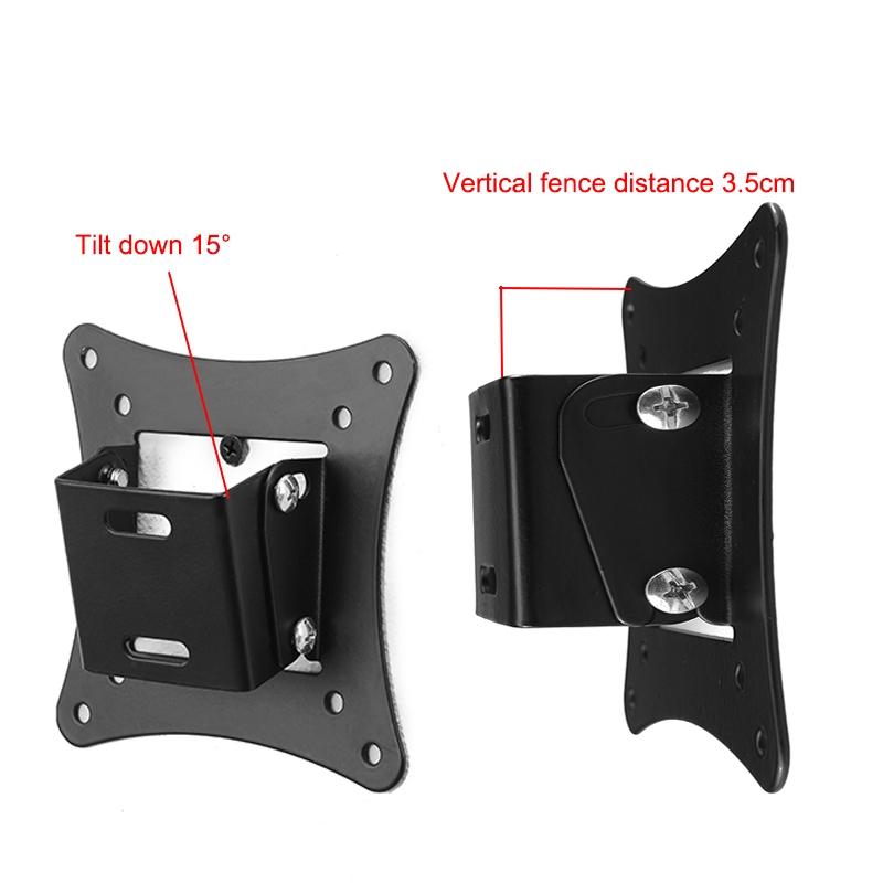 Universal Tv Monitor Stand - 5 Pcs Vertical Display Hanger - Simple & Compact - Black-1964932210997989378