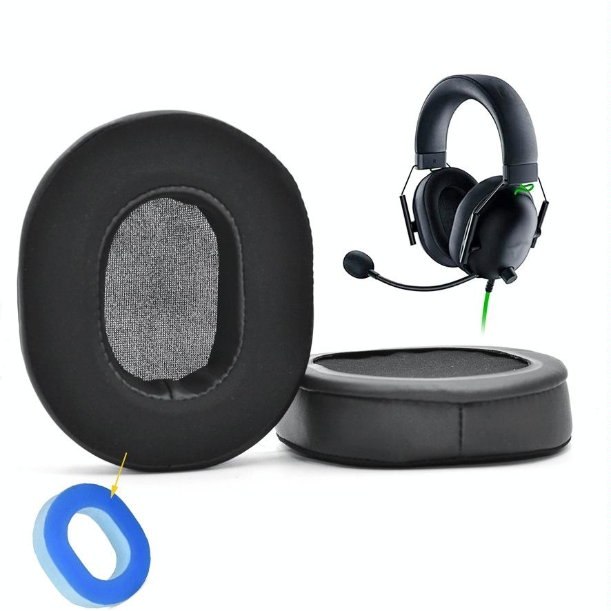 2-Pack Ear Pads For Razer Blackshark V2 X - Ice Sense Sponge Covers-1915198138814173189