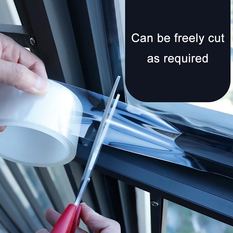 10M Long Window Frame Gap Tape - 5Cm Wide Plastic Steel-1915198268590133251