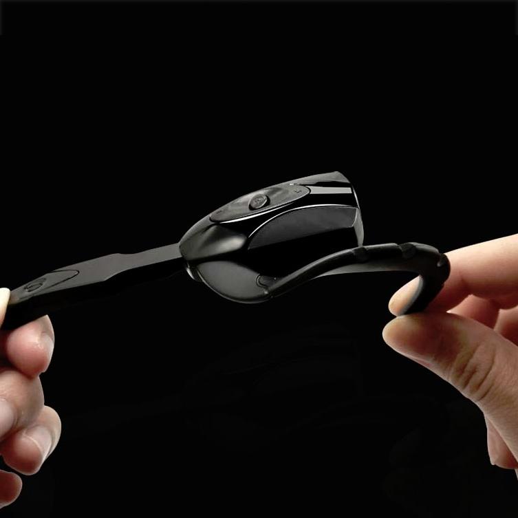 Business Bluetooth 5.0 Earphone With Hanging Ear Design - Black-1915196850407870466