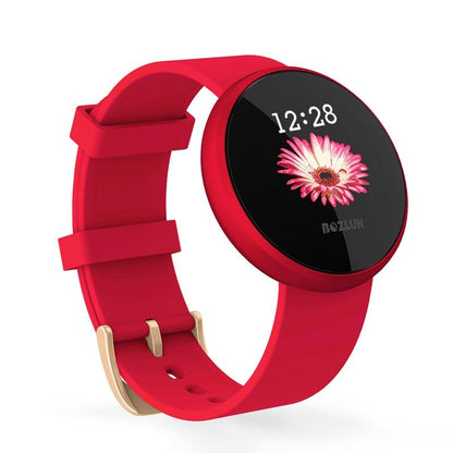 Smart Bracelet With Heart Rate Monitor And Menstrual Reminder - Red Ip68 Waterproof-1915196514846773256