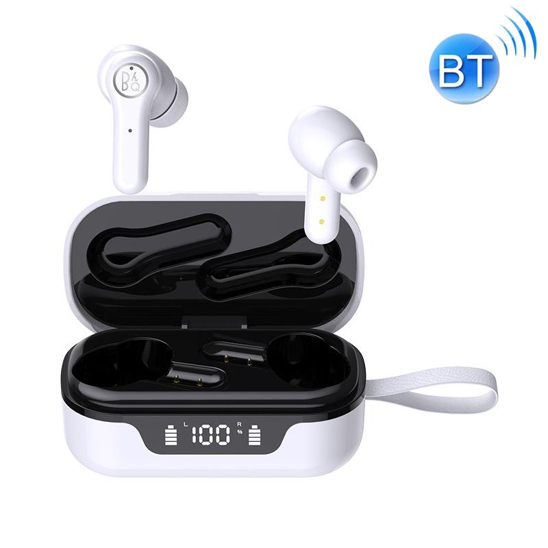 Anc Business Sports Tws Bluetooth Earphones With Charging Box - White-1915196691116593152