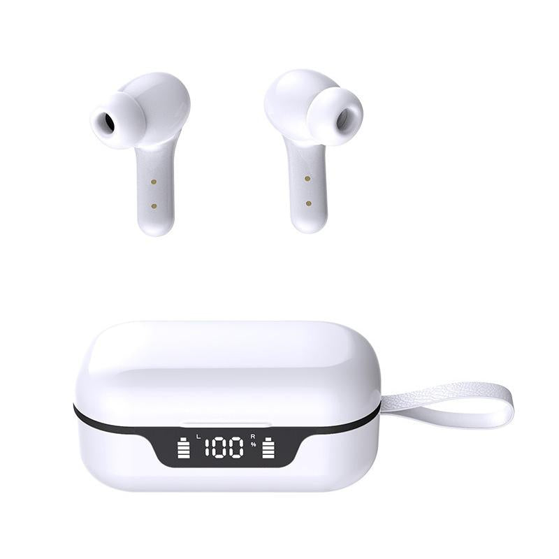 Anc Business Sports Tws Bluetooth Earphones With Charging Box - White-1915196691116593160